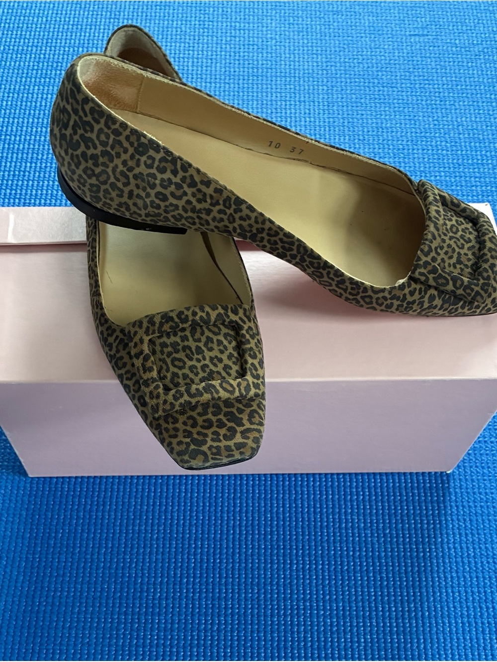 ANN MASHBURN Leopard Print Loafers - Brown/Tan